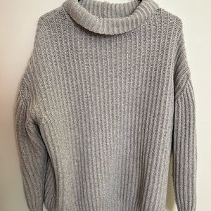 Size small grey knit sweater